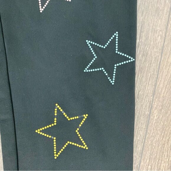 Beach Riot Soulcycle Star Studded High Rise Leggings Black Size Small - Picture 14 of 15